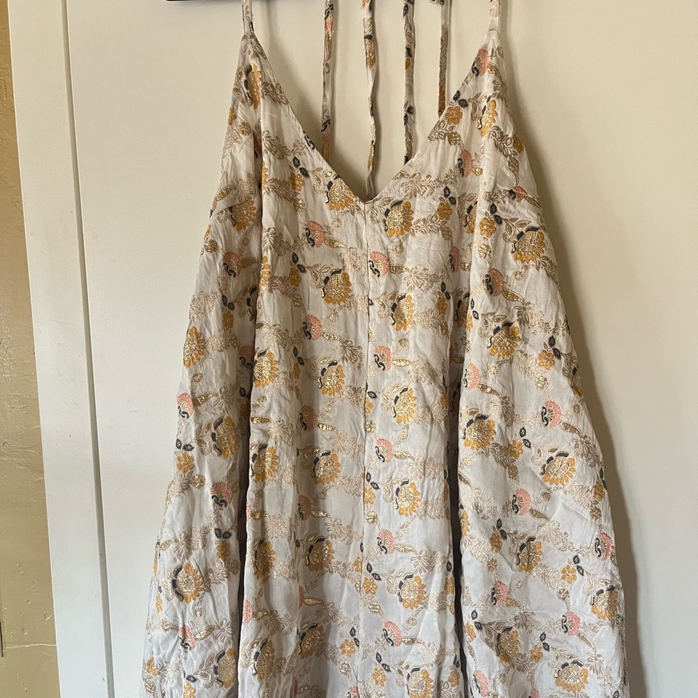 Free People Multicolor Floral Strappy romper